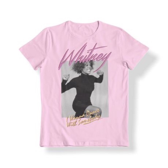 Whitney Houston Crew T-shirt - Picture 1 of 3